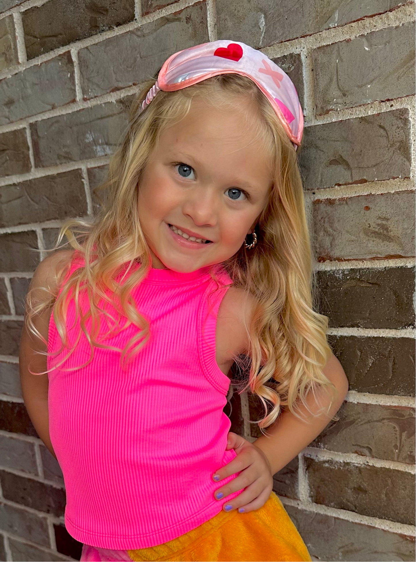 Neon Pink(brighter) Racer Back Top
