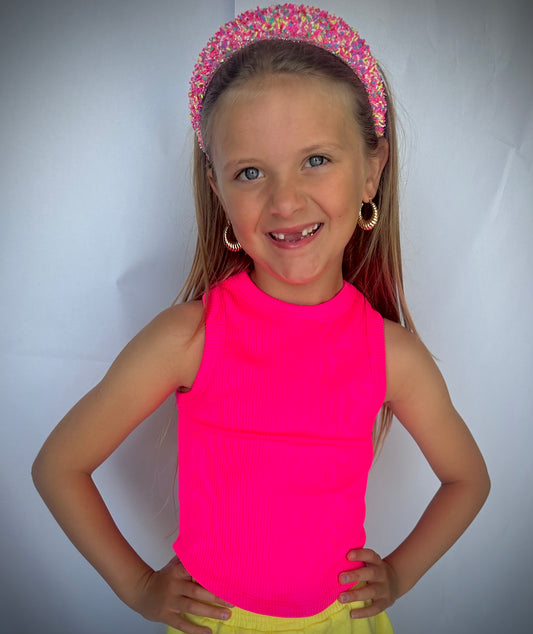 Hot Pink(deeper) Racer Back Top