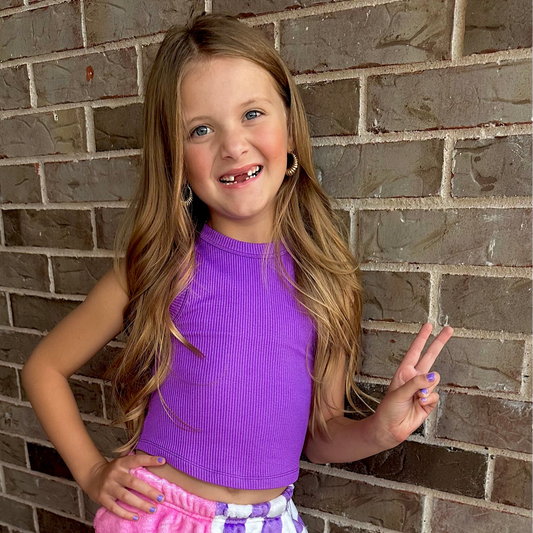 Spirit Purple Racer Back Top